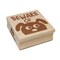 Beware of Dog Funny Doodle Square Rubber Stamp for Stamping Crafting